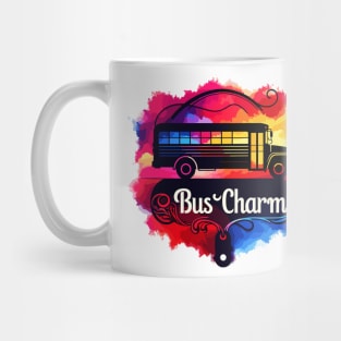 School Bus Charm Mug